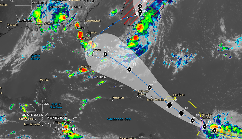 Tropical Storm Dorian Could Possibly Impact Southeastern US